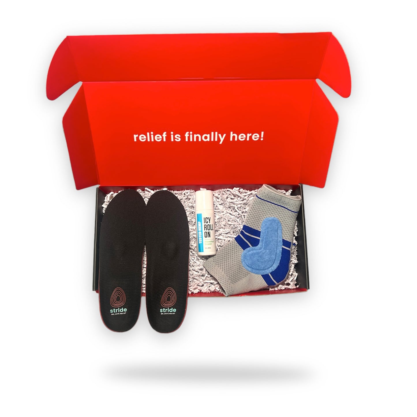 Ankle Sprain Kit (insole, brace, roll-on)